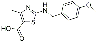 2-[(4-Methoxybenzyl)amino]-4-methyl-1,3-thiazole-5-carboxylic acid CAS#: 927993-42-8