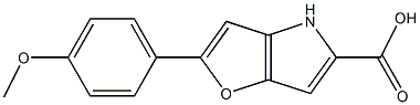 2-(4-Methoxyphenyl)-4H-furo[3,2-b]pyrrole-5-carboxylic Acid CAS#: 956296-81-4