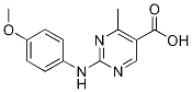 2-[(4-Methoxyphenyl)amino]-4-methylpyrimidine-5-carboxylic acid CAS#: 941236-34-6
