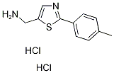 {[2-(4-Methylphenyl)-1,3-thiazol-5-yl]methyl}amine dihydrochloride CAS#: 921101-72-6