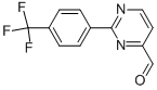 2-[4-(TRIFLUOROMETHYL)PHENYL]PYRIMIDINE-4-CARBALDEHYDE CAS#: 952710-90-6