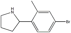2-(4-bromo-2-methylphenyl)pyrrolidine CAS#: 914299-13-1