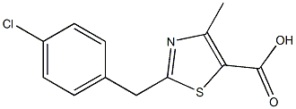 2-(4-chlorobenzyl)-4-methylthiazole-5-carboxylic acid CAS#: 938001-17-3
