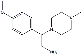 2-(4-methoxyphenyl)-2-(4-methylpiperazin-1-yl)ethanamine CAS#: 927991-18-2