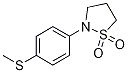 2-[4-(methylsulfanyl)phenyl]tetrahydro-1H-1lambda~6~-isothiazole-1,1-dione CAS#: 952182-63-7