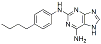 2-(4-n-butylanilino)adenine CAS#: 99304-81-1