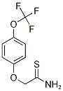 2-[4-(trifluoromethoxy)phenoxy]ethanethioamide CAS#: 952183-07-2