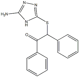 2-[(5-amino-4H-1,2,4-triazol-3-yl)sulfanyl]-1,2-diphenylethanone CAS#: 924170-59-2