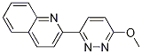 2-(6-methoxypyridazin-3-yl)quinoline CAS#: 946155-88-0
