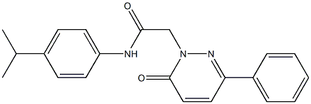 2-(6-oxo-3-phenylpyridazin-1(6H)-yl)-N-[4-(propan-2-yl)phenyl]acetamide CAS#: 923100-64-5