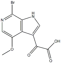 2-(7-bromo-4-methoxy-1H-pyrrolo[2,3-c]pyridin-3-yl)-2-oxoacetic acid CAS#: 954215-12-4