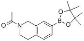 2-ACETYL-7-(4,4,5,5-TETRAMETHYL-1,3,2-DIOXABOROLAN-2-YL)-1,2,3,4-TETRAHYDROISOQUINOLINE CAS#: 937591-29-2