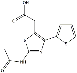 2-(ACETYLAMINO)-4-(2-THIENYL)-1,3-THIAZOL-5-YL]ACETIC ACID CAS#: 927999-29-9