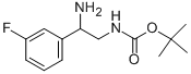 [2-AMINO-2-(3-FLUORO-PHENYL)-ETHYL]-CARBAMIC ACID TERT-BUTYL ESTER CAS#: 943325-30-2