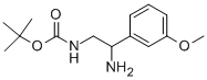 [2-AMINO-2-(3-METHOXY-PHENYL)-ETHYL]-CARBAMIC ACID TERT-BUTYL ESTER CAS#: 912762-85-7