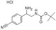 [2-AMINO-2-(4-CYANO-PHENYL)-ETHYL]-CARBAMIC ACID TERT-BUTYL ESTER HYDROCHLORIDE CAS#: 939760-53-9