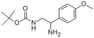 [2-AMINO-2-(4-METHOXY-PHENYL)-ETHYL]-CARBAMIC ACID TERT-BUTYL ESTER HYDROCHLORIDE CAS#: 912762-82-4