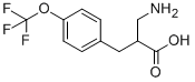 2-AMINOMETHYL-3-(4-TRIFLUOROMETHOXY-PHENYL)-PROPIONIC ACID CAS#: 910443-94-6