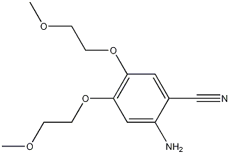 2-Amino-4,5-bis(2-methoxyethoxy)benzonitrile CAS#: 950596-58-4