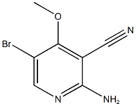 2-Amino-5-bromo-4-methoxy-3-pyridinecarbonitrile CAS#: 951884-75-6
