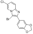 2-BENZO[1,3]DIOXOL-5-YL-3-BROMO-6-CHLORO-IMIDAZO[1,2-A]PYRIDINE CAS#: 904813-96-3