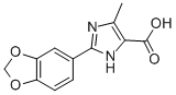 2-BENZO[1,3]DIOXOL-5-YL-5-METHYL-3H-IMIDAZOLE-4-CARBOXYLIC ACID CAS#: 902600-40-2
