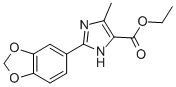 2-BENZO[1,3]DIOXOL-5-YL-5-METHYL-3H-IMIDAZOLE-4-CARBOXYLIC ACID ETHYL ESTER CAS#: 902600-32-2