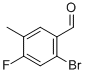 2-BROMO-4-FLUORO-5-METHYL BENZALDEHYDE CAS#: 916792-17-1