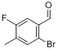2-BROMO-5-FLUORO-4-METHYL BENZALDEHYDE CAS#: 916792-21-7