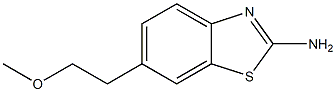 2-Benzothiazolamine,6-(2-methoxyethyl)-(9CI) CAS#: 99217-48-8