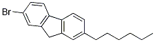 2-BroMo-7-hexyl-9H-fluorene CAS#: 99012-36-9