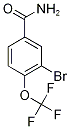 2-Bromo-4-carbamoyl-alpha,alpha,alpha-trifluoroanisole, 4-(Aminocarbonyl)-4-bromo-alpha,alpha,alpha-trifluoroanisole CAS#: 914636-29-6