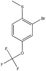 (2-Bromo-4-(trifluoromethoxy)phenyl)(methyl)sulfane CAS#: 951884-71-2