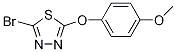 2-Bromo-5-(4-methoxyphenoxy)-1,3,4-thiadiazole CAS#: 946884-40-8