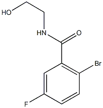2-Bromo-5-fluoro-N-(2-hydroxyethyl)benzamide CAS#: 951884-16-5