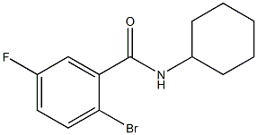 2-Bromo-N-cyclohexyl-5-fluorobenzamide CAS#: 951884-99-4