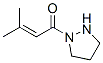2-Buten-1-one, 3-methyl-1-(1-pyrazolidinyl)- CAS#: 900188-99-0