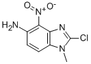 2-CHLORO-1-METHYL-4-NITRO-1H-BENZO[D]IMIDAZOL-5-AMINE CAS#: 950778-39-9