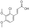2-CHLORO-3,4-DIMETHOXYCINNAMIC ACID CAS#: 99854-17-8