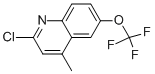 2-CHLORO-4-METHYL-6-(TRIFLUOROMETHOXY)QUINOLINE CAS#: 952434-91-2