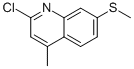2-CHLORO-4-METHYL-7-(METHYLTHIO)QUINOLINE CAS#: 938459-19-9