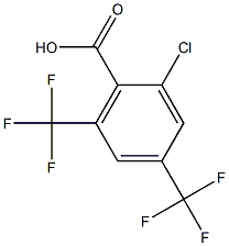 2-CHLORO-4,6-BIS(TRIFLUOROMETHYL)BENZOIC ACID CAS#: 916420-47-8