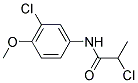 2-CHLORO-N-(3-CHLORO-4-METHOXYPHENYL)PROPANAMIDE CAS#: 923192-49-8