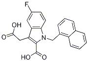 2-Carboxy-5-fluoro-1-[(1-naphthalenyl)Methyl]-1H-indole-3-acetic acid CAS#: 942191-15-3