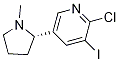 2-Chloro-3-iodo-5-[(2S)-1-Methyl-2-pyrrolidinyl]-pyridine CAS#: 909193-59-5