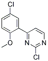 2-Chloro-4-(5-chloro-2-methoxy-phenyl)-pyrimidine CAS#: 954237-19-5