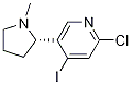2-Chloro-4-iodo-5-[(2S)-1-Methyl-2-pyrrolidinyl]-pyridine CAS#: 913264-28-5