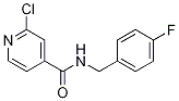 2-Chloro-N-(4-fluorobenzyl)pyridine-4-carboxaMide, 95% CAS#: 954217-57-3