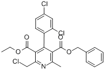 2-Chloromethyl-4-(2,4-dichlorophenyl)-6-methylpyridine-3,5-dicarboxylic acid 5-benzyl 3-ethyl ester CAS#: 915296-81-0