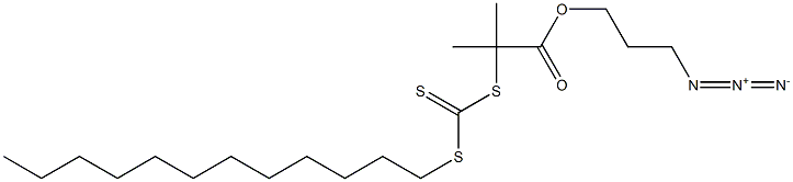 2-(Dodecylthiocarbonothioylthio)-2-methylpropionic acid 3-azido-1-propanol ester CAS#: 927816-03-3